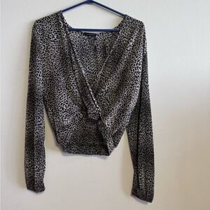 306 - Dynamite Animal Print Top
